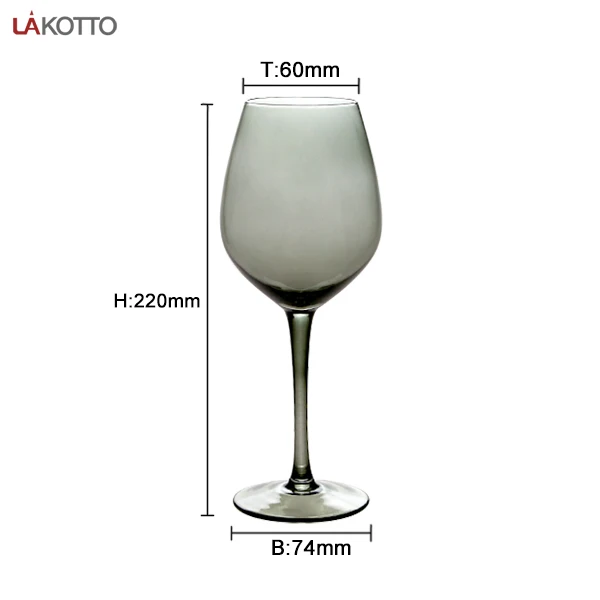 2021 hot sale purple wine goblets colorful champagne spay glass wine glasses manufacturers wholesale