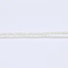 Pearls Pearl Natural 2.5-3mm Rice Drop Shape Real Pearls Freshwater Pearl Strands