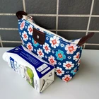 High Quality Toiletry Pouch Custom Logo PU Women's Makeup Zipper Bag