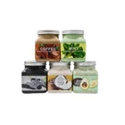 Organic Hot Selling Deep Cleanse Natural Organic Body Skincare Coconut Peach Coffee Fragrance Body Scrub