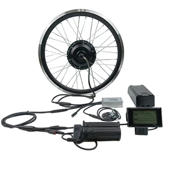 250w 350w electric bike kit waterproof 16"-29"e bike brushless geared motor hub kit with sw900 display for front wheel