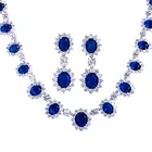 Earring Necklace Set Earring And Necklace Set Copper Flower Jewellery Cz Fashion Silver Earring Necklace Set