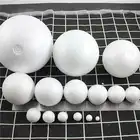 Ball Styrofoam 1-60cm EPS Beads Styrofoam Ball White DIY Polystyrene Foam Solid Hollow Ball Large