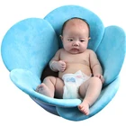 Baby Hot Sale Flower Baby Bath Pad Infant Bathtub Mat For Tub Sink
