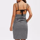 Pure Color Sexy Beach Skirt High Waist Halter Dress