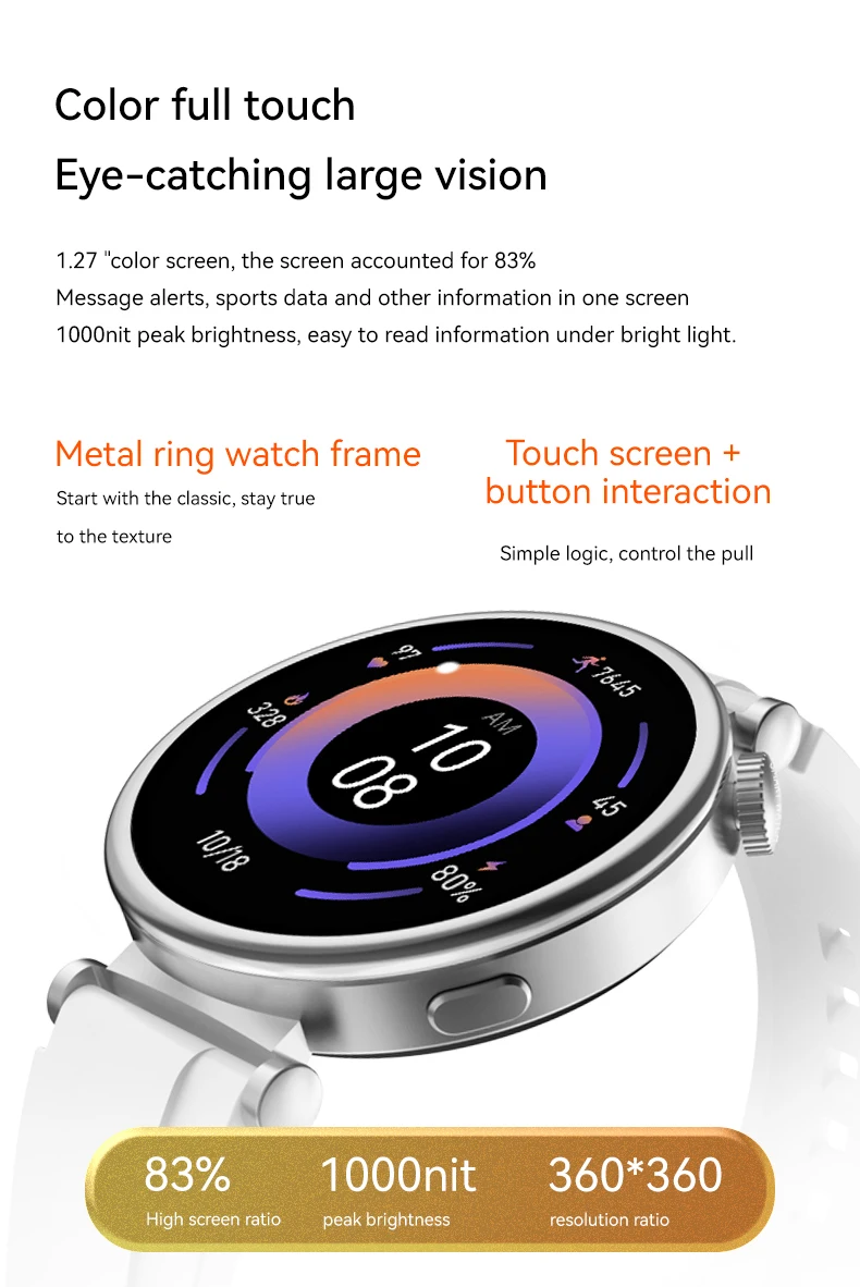 GT4 mini ladies Smartwatch  1.3