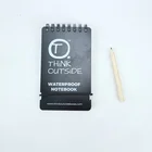 Pocket Book Waterproof Notebook Custom Size Waterproof Notepad All Weather Notebook Spiral Bound Pocket Book