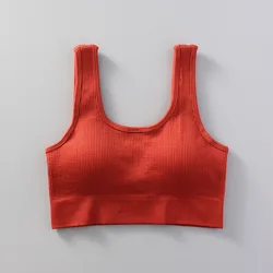 Seamless Yoga Suit Set Tight Yoga Exercise U-neck T-shirt Crop Top Vest Bra Women's Breathable Fitness Sports Shorts