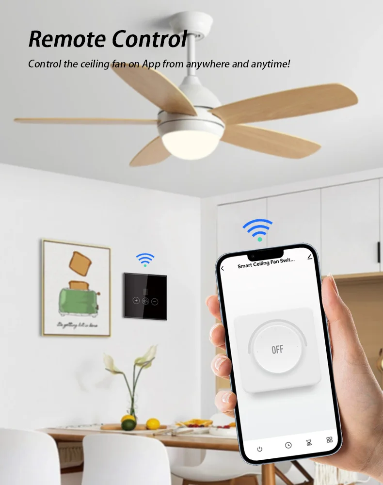 Ceiling Fan, Wall, Fireproof Pc, SYS-FS01 - detail 8