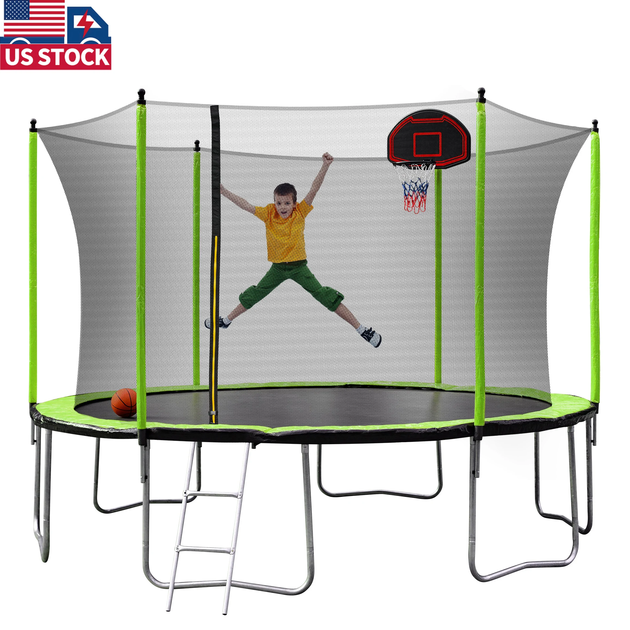 haalbaar ventilatie Heup Us Local Delivery Wholesale 366cm Trampoline With Spring Padding And Safety  Net - Buy 305cm Trampoline,Circle Jumping Trampoline Outdoor,Wholesale  Trampoline Product on Alibaba.com
