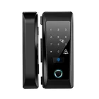 Glass Door Lock Smart Office Entrance System Remote Control Password Fingerprint Biometric Glass Door Lock