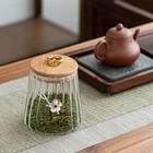 Coffee Jar Tea Coffee Sets Manufactory Wholesale High Borosilicon Coffee Tea Set Home Storage Kitchen Jar Glass Tea Caddy