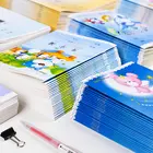 School Best Sell A5 Stapled Line Print Customized Printing School Notebook Exercise Book