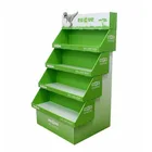Rack Floor Rack Supermarket Retail Pop Up Corrugated Cardboard Floor Display Rack