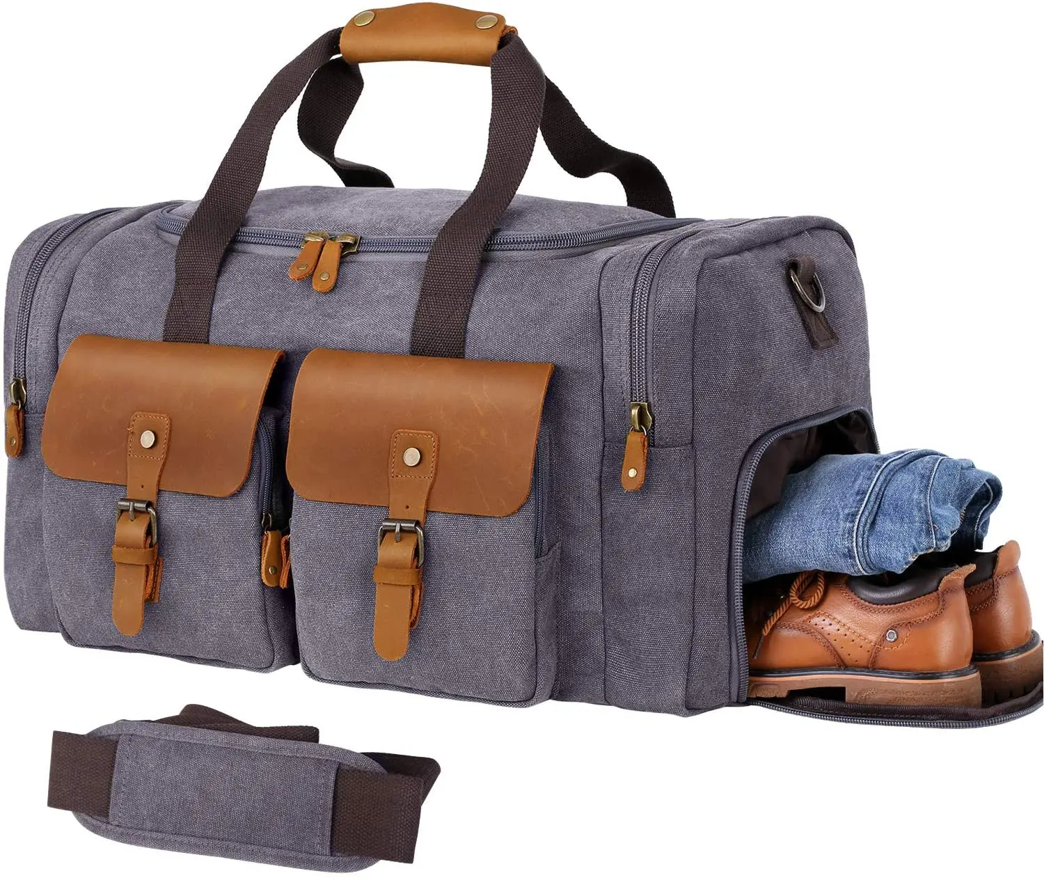 Wholesale Duffle Bag Canvas Leather 