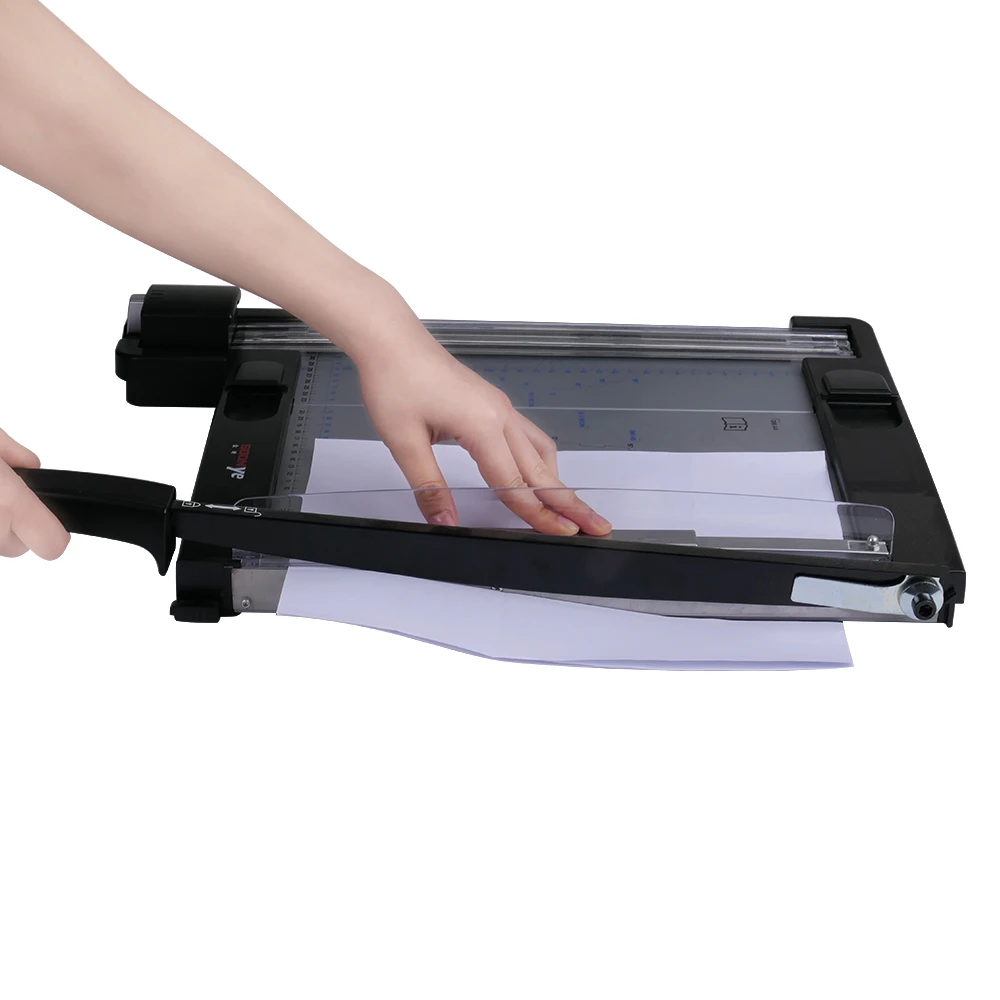 A4 Paper Cutter，Paper Trimmer Guillotine With Automatic Security Safeguard 