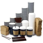 Coffee Coffee To Go Disposable Coffee Cup With Lids Of Packaging Cup Bowl