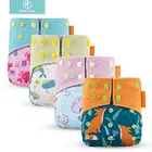Happy Baby Reusable Diapers Happy Flute Washable Baby Reusable Diapers Bamboo Charcoal Cloth Diaper Manufacturer