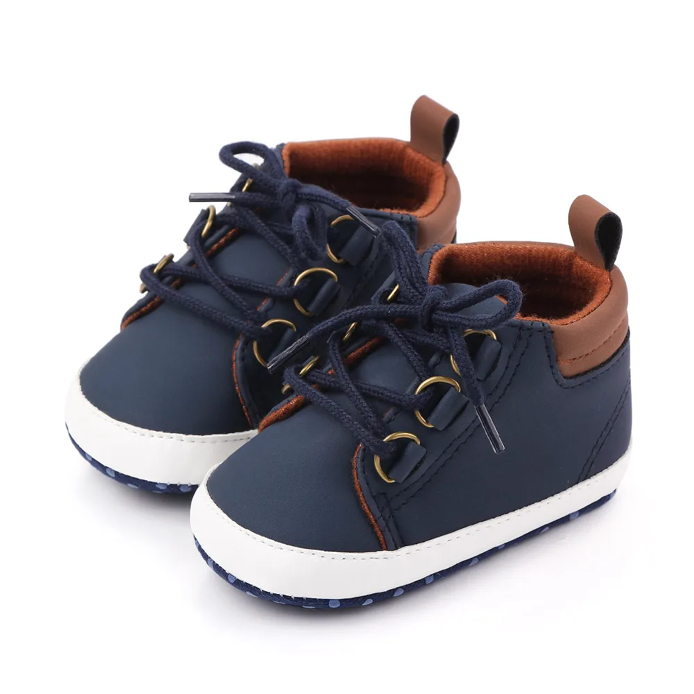 Unisex High Quality 2024 Spring Autumn Style Casual Shoes Anti-Slip Soled Toddler Walking Shoe Boys 6-12-15 Months Plaid Style supplier