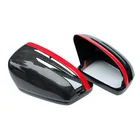 Mirror Best Selling Red Edge Style Carbon Fiber Rearview Mirror Cover For Mercedes-Benz CLS-Class W218