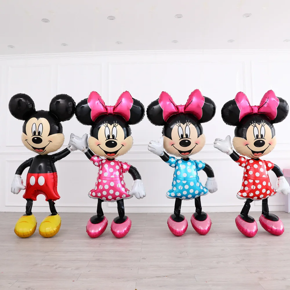 175cm Large 3d Mickey Minnie Mouse Foil Balloon Birthday Party Red Pink  Blue Standing Decorations Cartoon Kids Toys Baby Shower - Buy Mickey Mouse  Party,Mickey Mouse Party,Mickey Mouse Birthday Decorations Product on