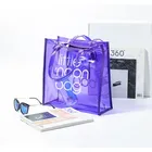 Pvc Bag Pvc Pvc Shopping Bag Custom Logo Clear Transparent Waterproof PVC Tote Bag Shopping Bag With Zipper And Pocket