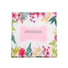 Flower Personalized Design Beautiful Flower And Butterfly Patterns Paper Napkin