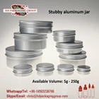 Can In Stock 60g Stubby Metal Can Fat Jar Aluminum Lid