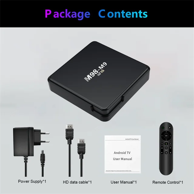 wholesale high quality in stock  iptv android tv box 6gb ram 5g tv box mag tv box