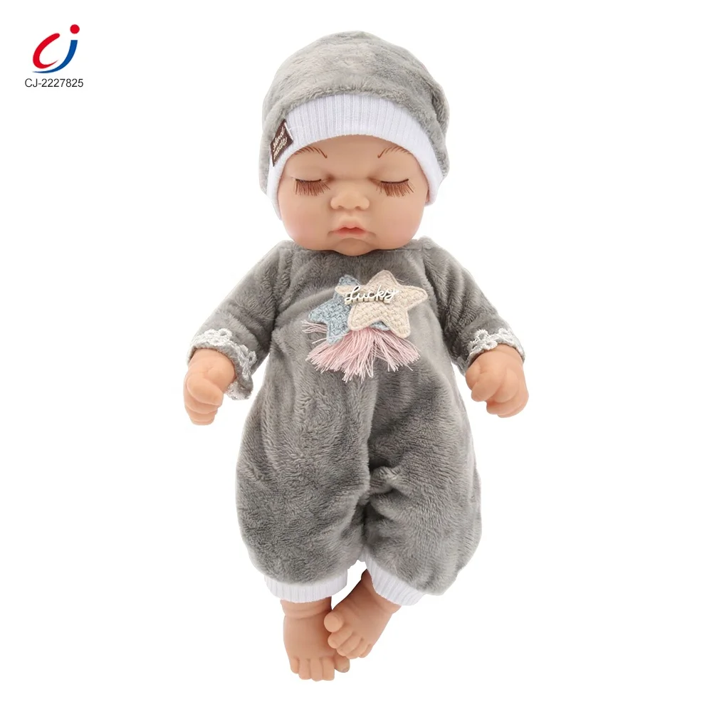 Wholesale boneca reborn 10 inch lifelike soft silicone realistic reborn baby dolls soft silicone vinyl newborn baby doll