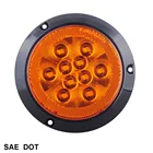 Light Tail Tail Light 4" Round LED Light Surface Mount STOP/TAIL/TURN Led Truck Tail Light