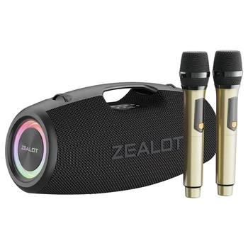 Zealot S78 Outdoor Portable Bluetooth Speaker IP67 Waterproof speaker Boombox 3 100W TWS speaker With Microphone