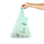 Green Tshirt Tshirt Poop Bag Green Gray Capsule Design Style Parfumed Tshirt Pet Waste Dog Poop Bags Small Case