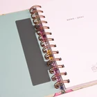 Cover B5 Monthly Planner Customize Flower Cover B5 Binding Metal Double Coil Monthly Planner Organizer