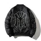 Fashion Jacket Plain Waterproof Polyester Embroider Bomber Men'S Fashion Jacket
