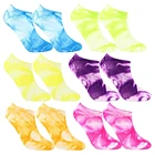 Pink Short Custom Cotton Socks Fashion Tie Dye Socks Unisex
