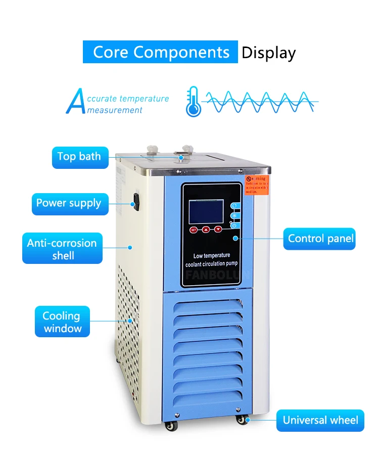 Glycol Small Mini Chiller, 5L, 220 V, 134A - detail 6