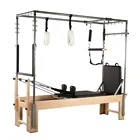 Gym Equipment 202 Hot Sale Dezhou Wooden Pilates Reformer Home Gym Equipment