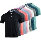 Polo Men T-shirt Men Wholesale Embroidery Logo Plain Multi Color Cotton Polo T Shirts Men