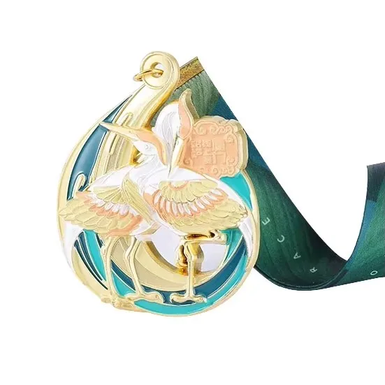 Factory Price Gold Plated Metal Medal Custom Logo Made 3D Marathon Sports Medals for Souvenir Gift manufacture