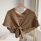 Cape Fishscale Shawl Knitted False Collar Cape Women's Sweater Cape Women's Cape