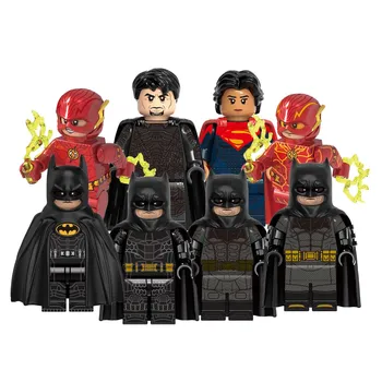 Detective Comics Character Mini Figures Building Blocks Superhero Bat Man Kids Educational Block Toy Quality Plastic Toys