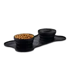 Pet Non Spill Foldable Silicone Pet Feeding Mat Non Skid Waterproof Cat Dog Feeding Mat