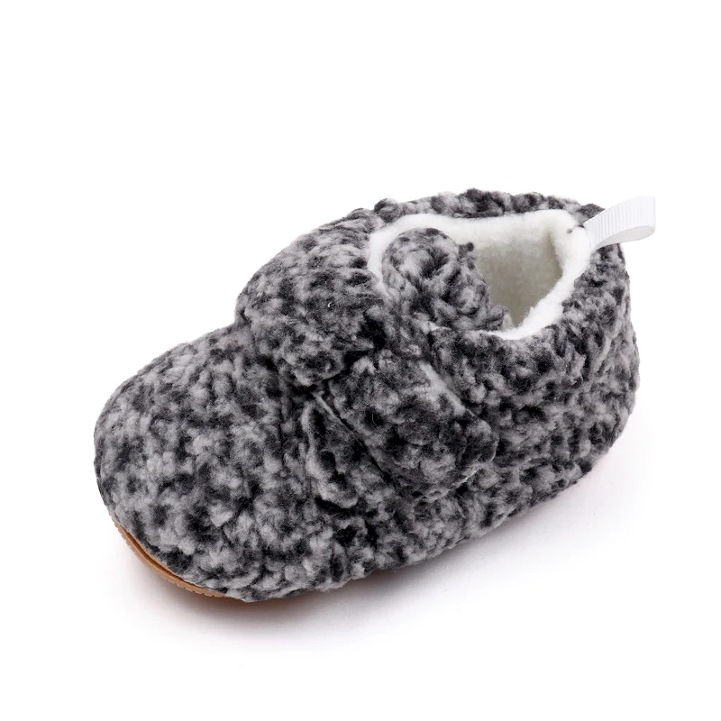 New Autumn and Winter Baby Shoes Thickened Warm Treasure Coral Cotton Walking Shoes supplier