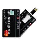 Card 1gb Flash Alimoto CC01 Plastic Thin Credit Card USB 2.0 1GB USB Flash Drive