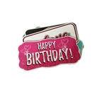 Party Booth Props Happy Birthday Die Cut UV Printing PVC Board Party Photo Booth Props Signs