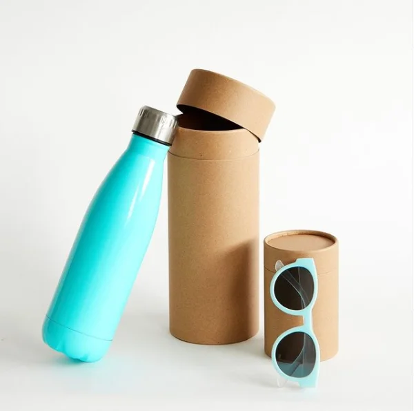 Firstsail Custom Cardboard Round Cylinder Box Kraft Paper Tube