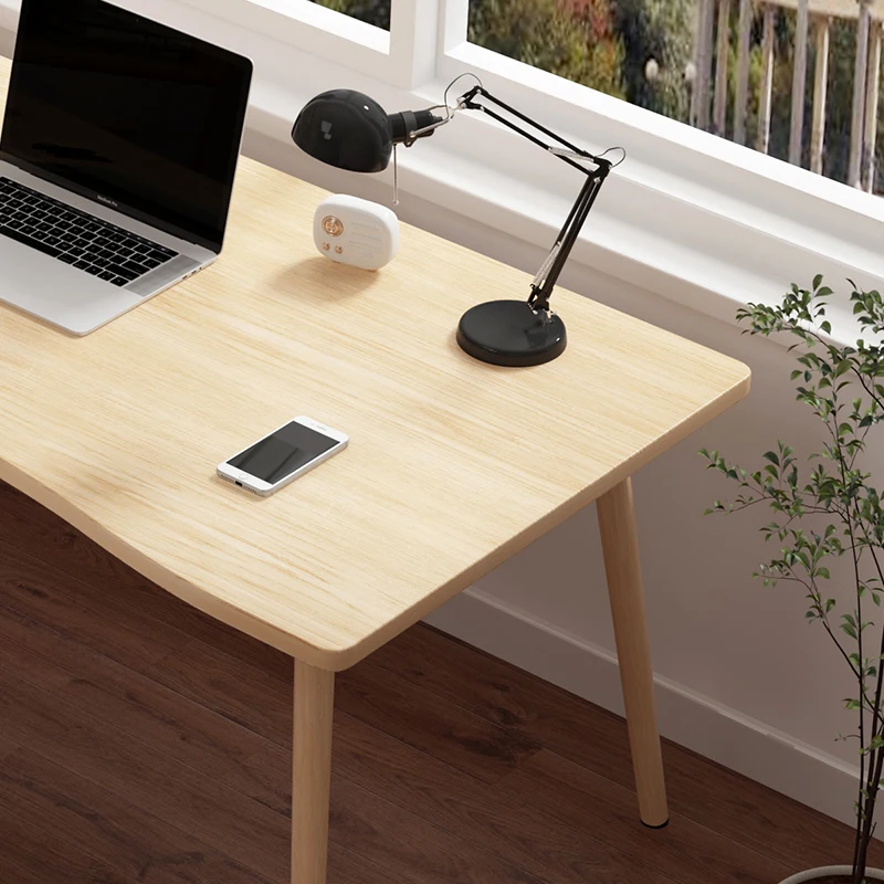 Classic studying writing Small home office furniture computer desks with PVC wood leg