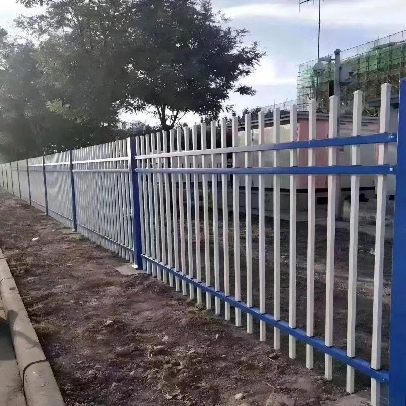Sliding Fence Gate Motor and Steel Fence Panels with H Post Fence for Industrial Area, Automated Security Barrier details