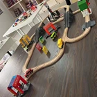 High Quality Railway Train Track Builder Transportation Set Assembly Toy For Kids